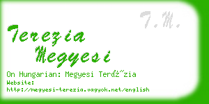 terezia megyesi business card